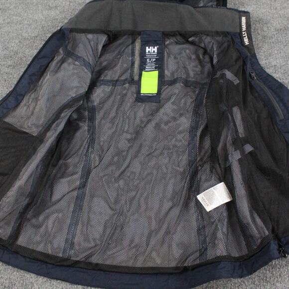 Helly Hansen Jacket Mens Small 2.0 Crew Hooded Sailing Blue Hooded Waterproof - Picture 5 of 13